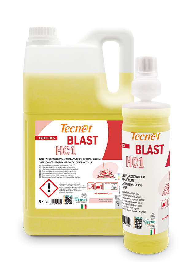 "Tecnet Blast HC1" Det. foarte concentrat p/u suprafete (1kg) [6]
