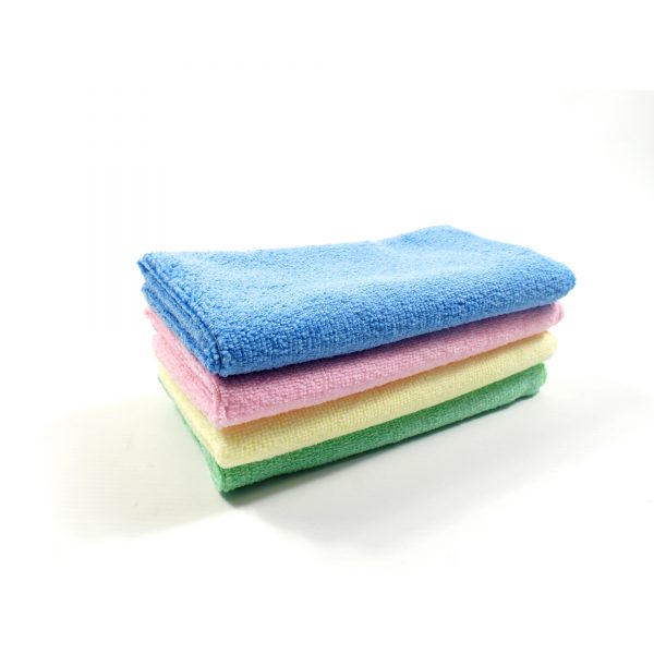 Microfibra, rosie, 38x38cm pentru toate suprafetele (10 buc) [300]