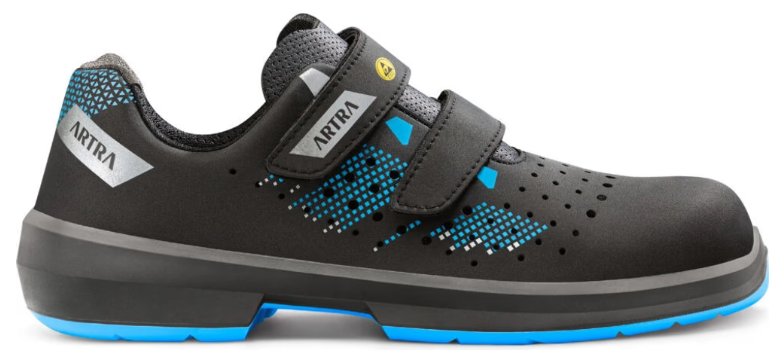 ARTRA Pantofi ARION, negri, (42) 836 Air 619090 S1 P ESD